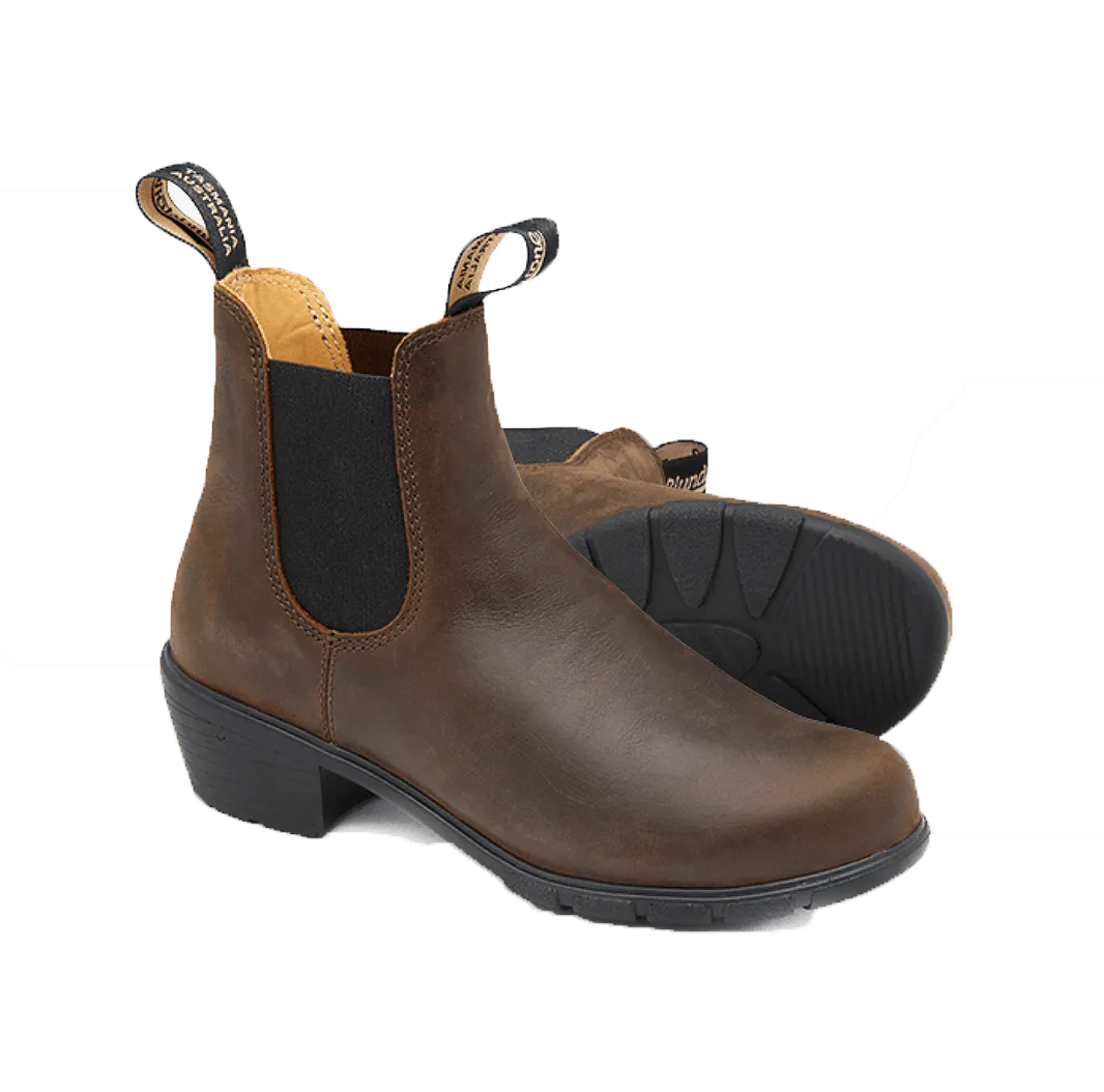 #1673 PU Elastic Sided Women's Heel Boot
