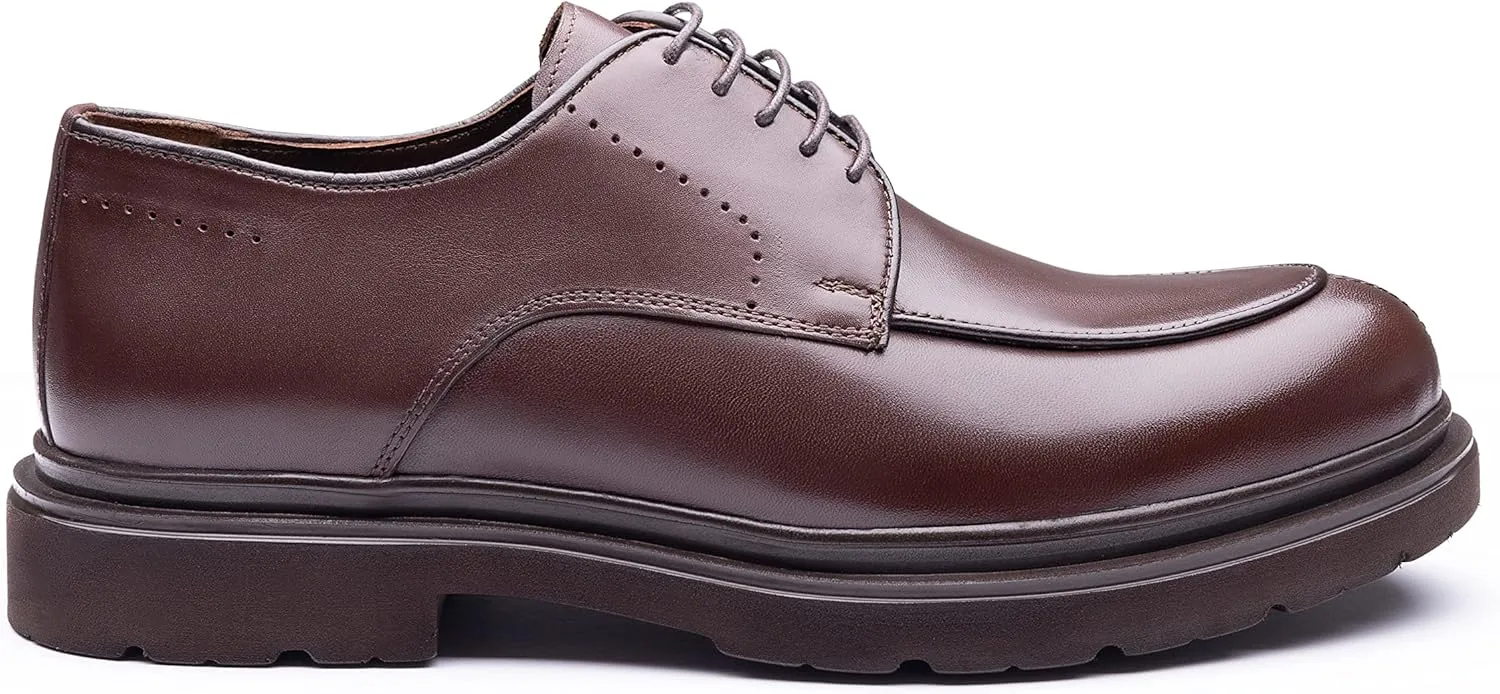 35400-EK Classic Style Oxford Lace Up Formal Genuine Leather Shoes for Men - Derby Brogues