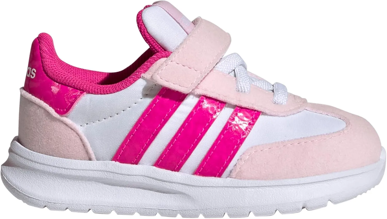 adidas Baby-Boy's Run 70s 2.0 Elastic Lace & Strap Sneaker