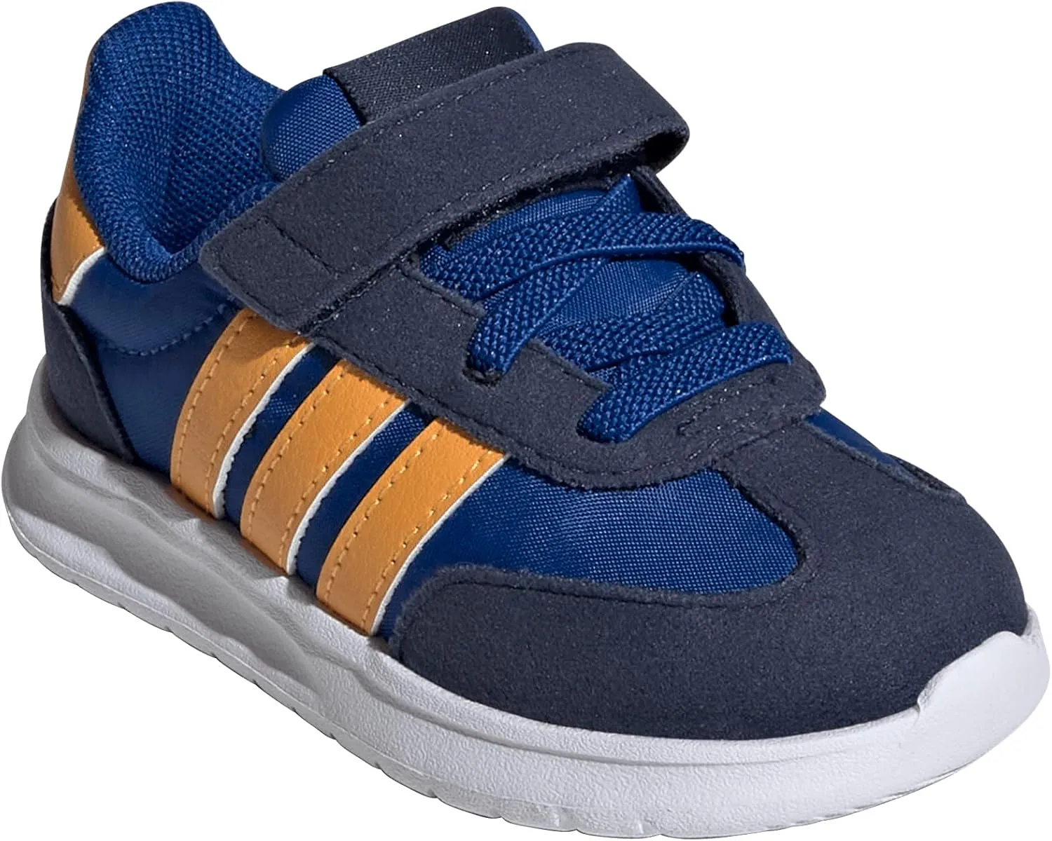 adidas Baby-Boy's Run 70s 2.0 Elastic Lace & Strap Sneaker