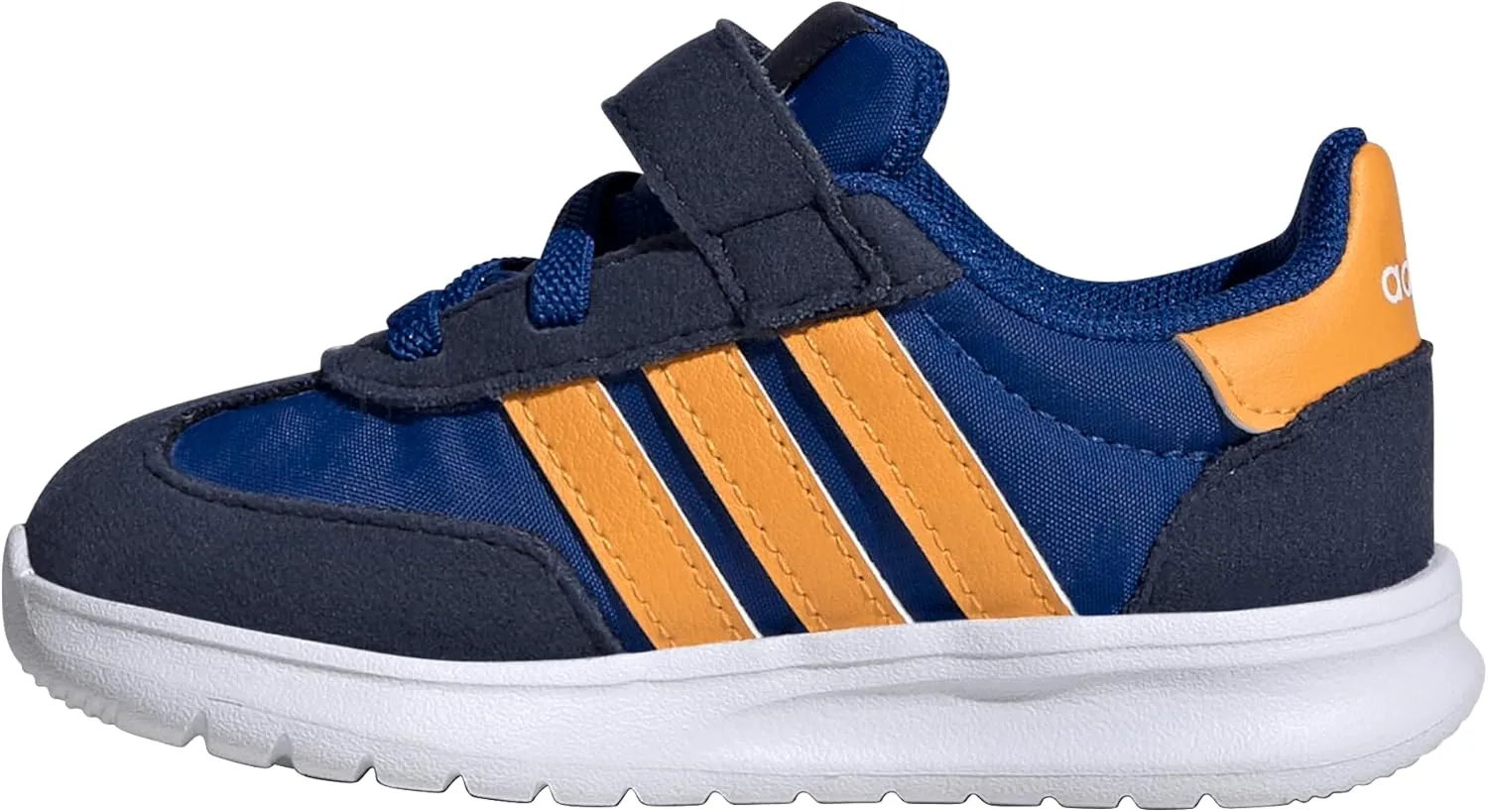 adidas Baby-Boy's Run 70s 2.0 Elastic Lace & Strap Sneaker
