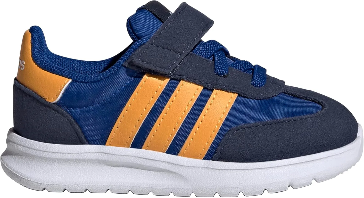 adidas Baby-Boy's Run 70s 2.0 Elastic Lace & Strap Sneaker