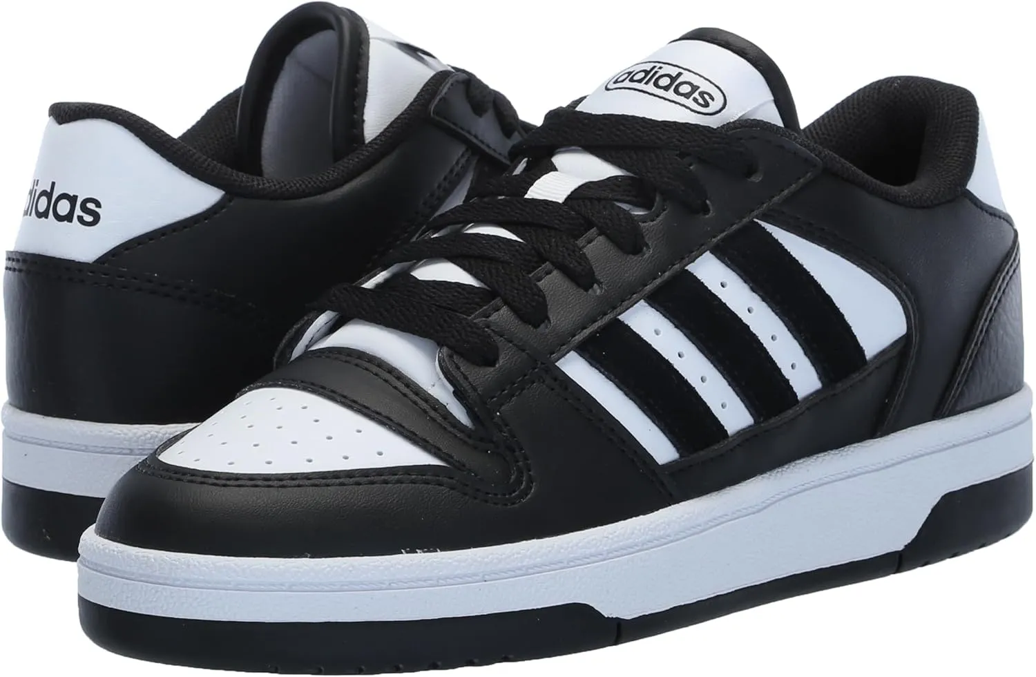 adidas Mens Break Start Lace Up Sneakers Shoes - Red