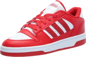 adidas Mens Break Start Lace Up Sneakers Shoes - Red
