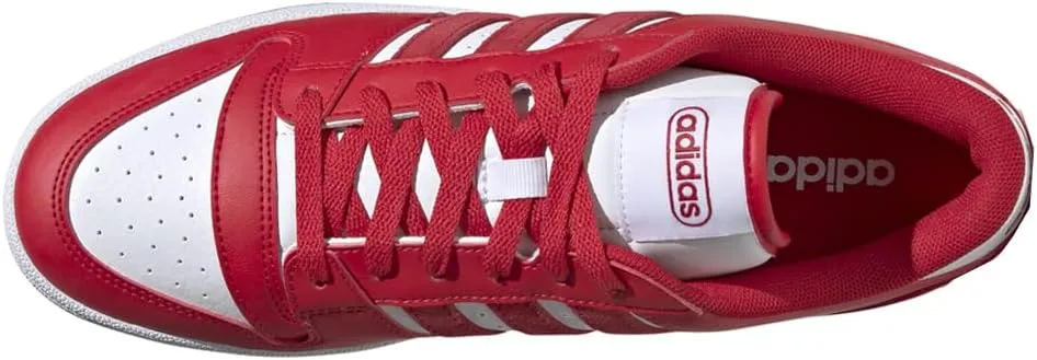 adidas Mens Break Start Lace Up Sneakers Shoes - Red