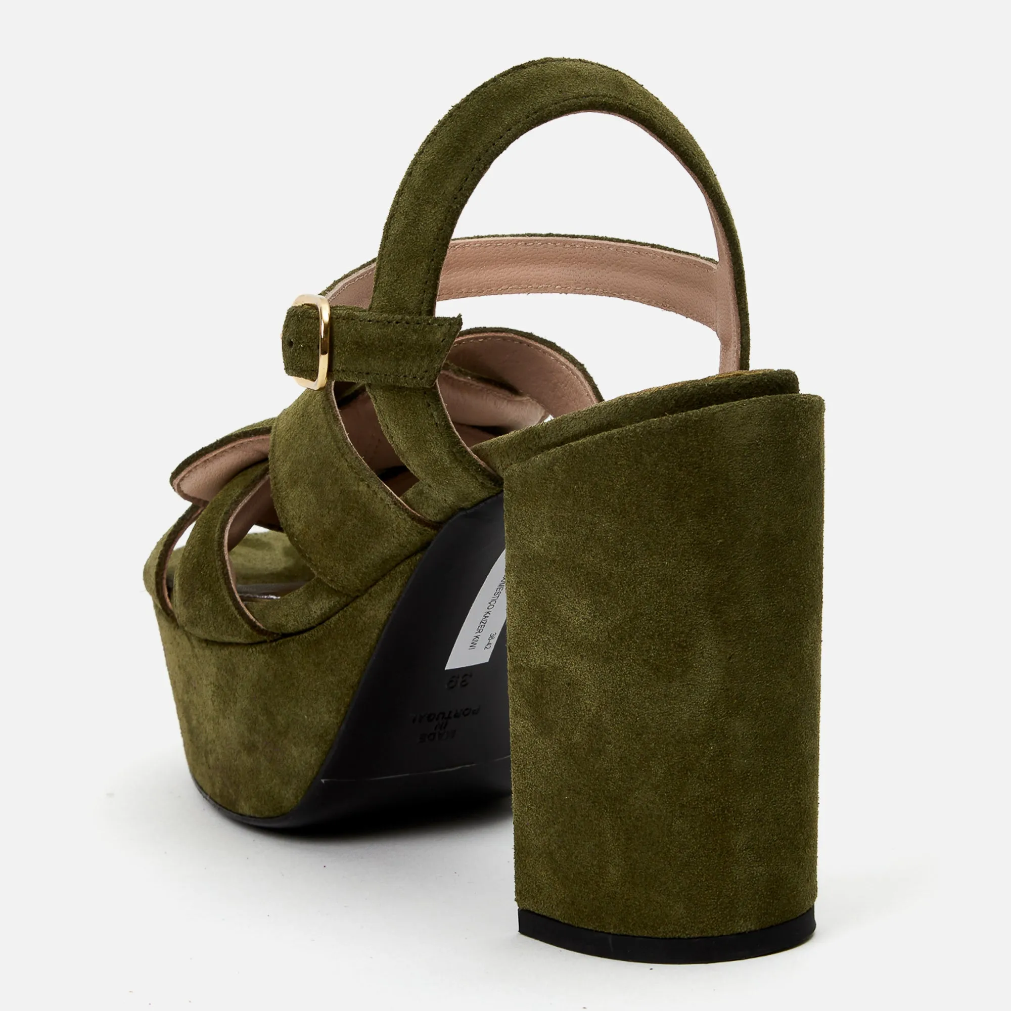 ANNA platform sandal - Kaki
