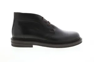 Aquatalia Harry Coated Suede 34M0942-COF Mens Brown Leather Chukkas Boots