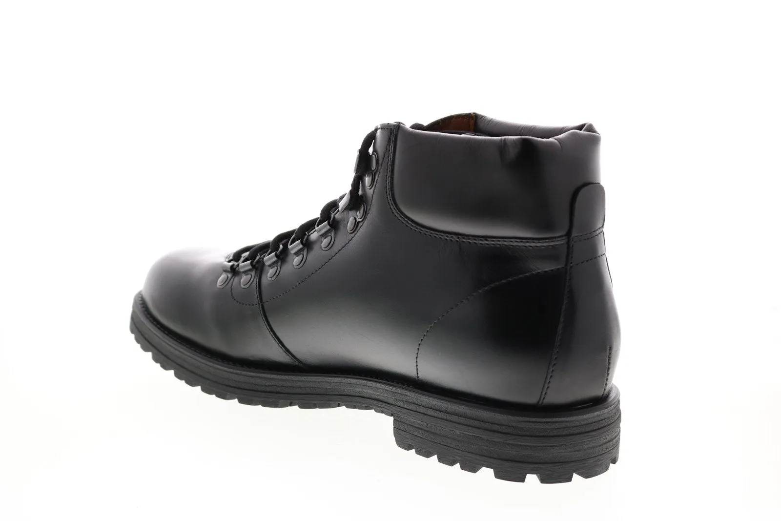 Aquatalia Nicolas Calf 34M0929-BLK Mens Black Leather Casual Dress Boots