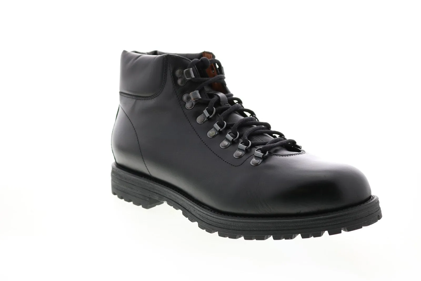 Aquatalia Nicolas Calf 34M0929-BLK Mens Black Leather Casual Dress Boots
