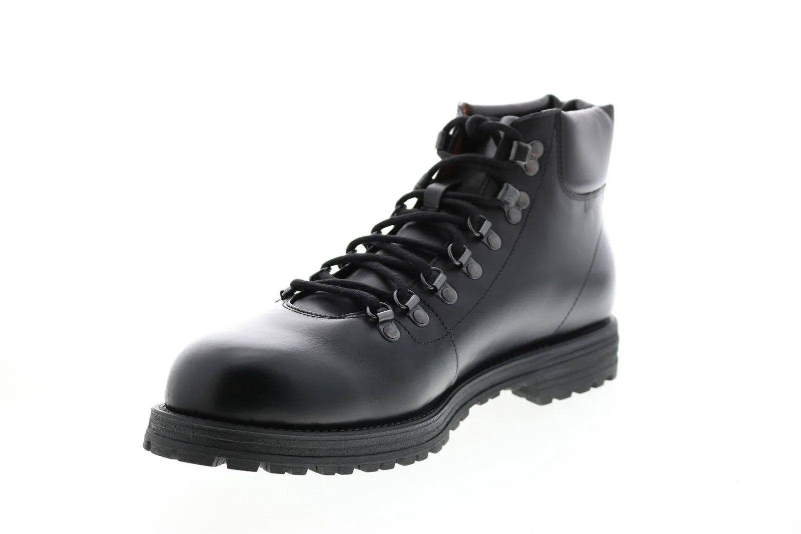 Aquatalia Nicolas Calf 34M0929-BLK Mens Black Leather Casual Dress Boots