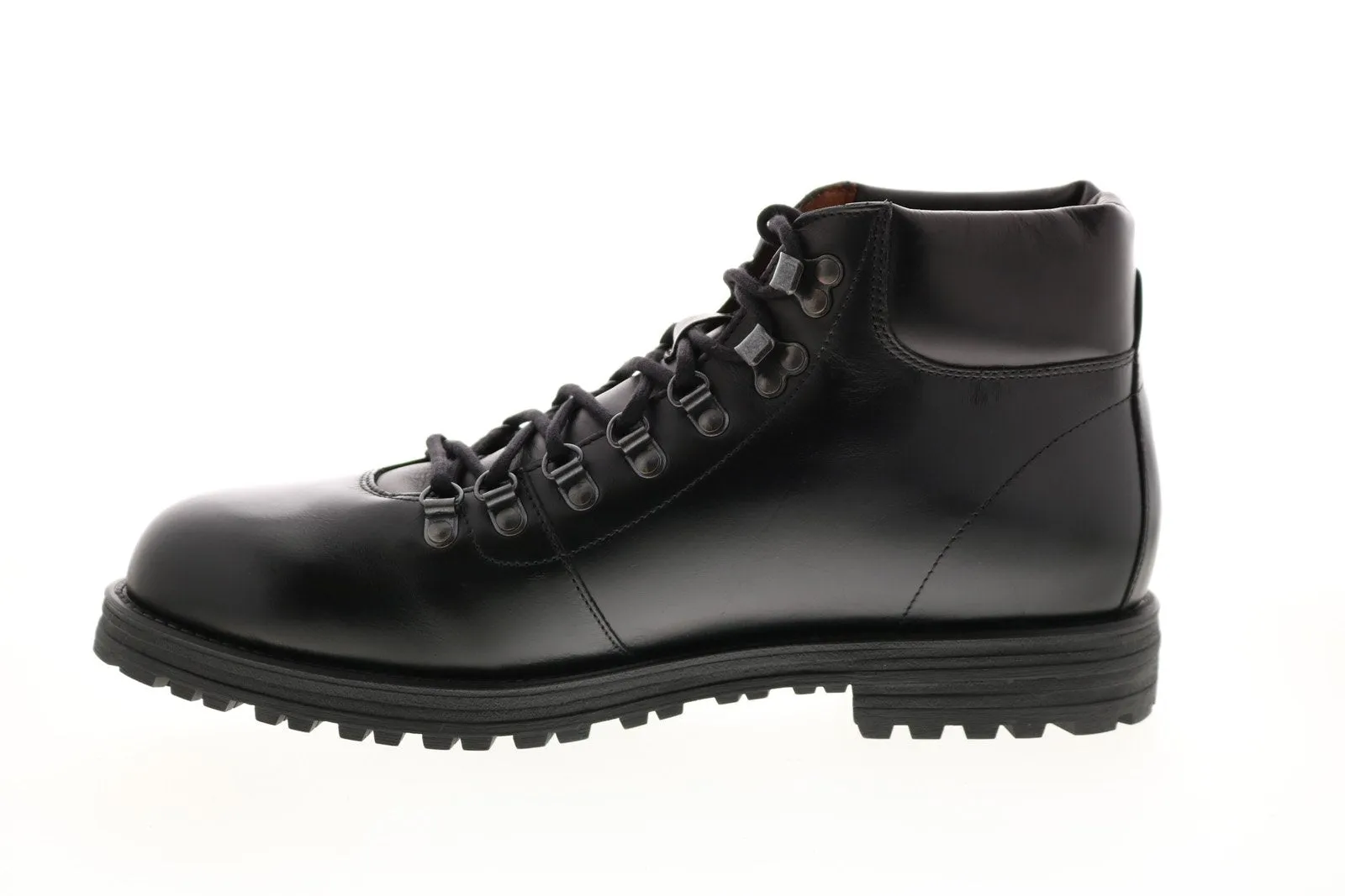 Aquatalia Nicolas Calf 34M0929-BLK Mens Black Leather Casual Dress Boots