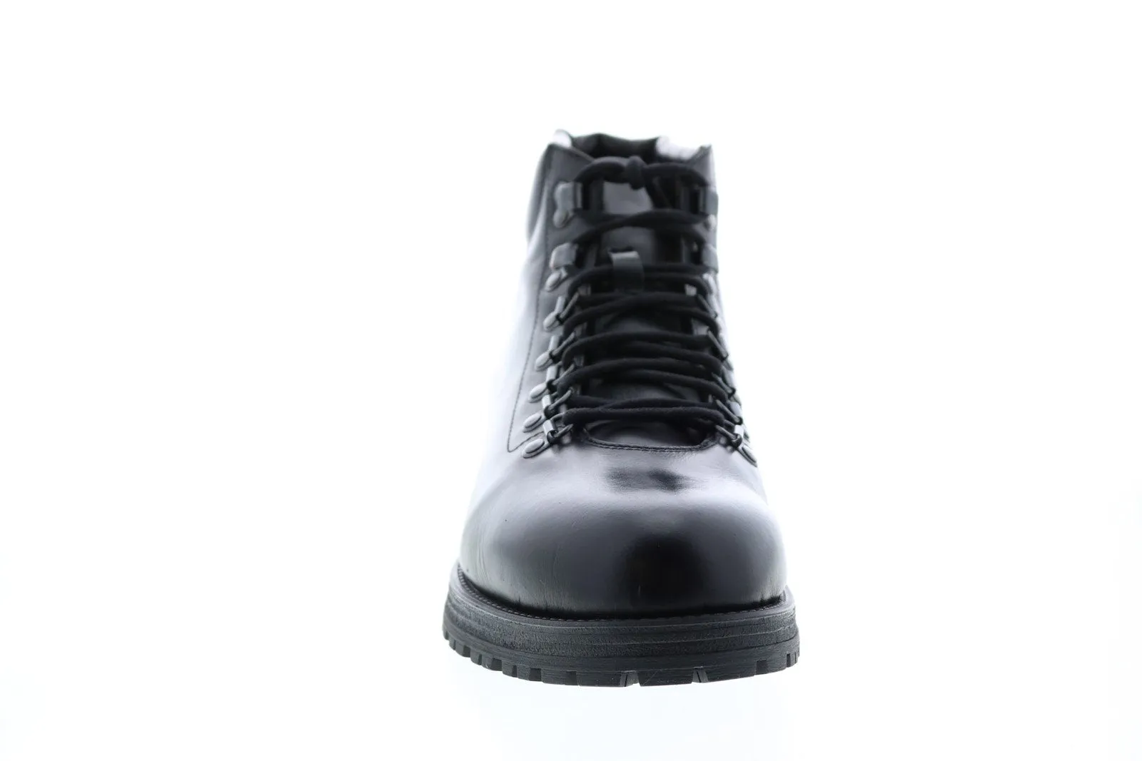 Aquatalia Nicolas Calf 34M0929-BLK Mens Black Leather Casual Dress Boots