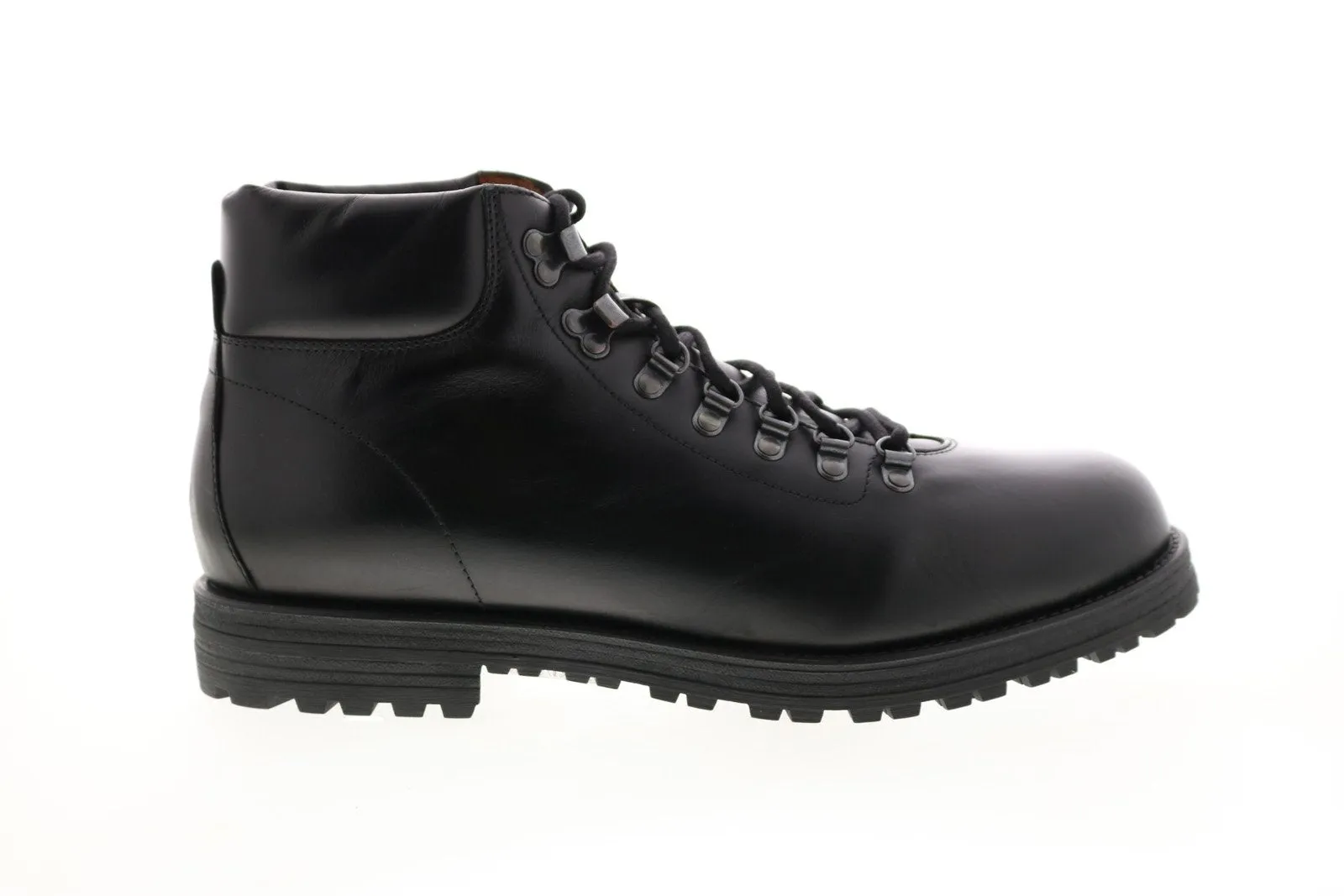 Aquatalia Nicolas Calf 34M0929-BLK Mens Black Leather Casual Dress Boots