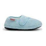 ARCHLINE Orthotic Plus Slippers Closed Scuffs Pain Relief Moccasins - Baby Blue - EU 38