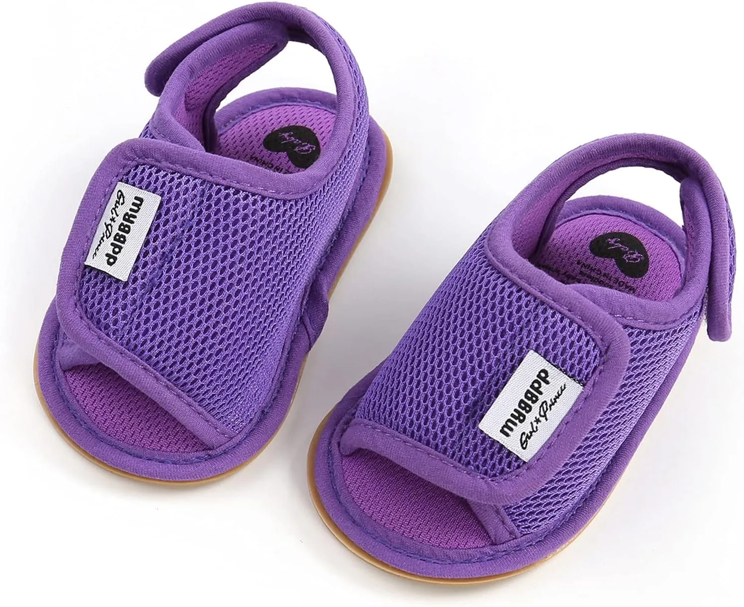 Baby Girls Rubber Mesh Boys Sandals Flat Shoes Soft Sole Walking Baby Shoes Newborn Sandals Boy
