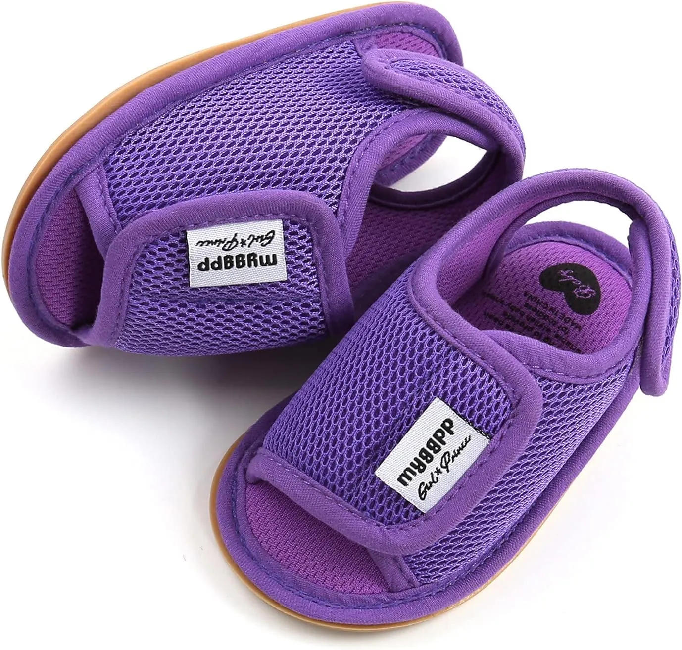 Baby Girls Rubber Mesh Boys Sandals Flat Shoes Soft Sole Walking Baby Shoes Newborn Sandals Boy