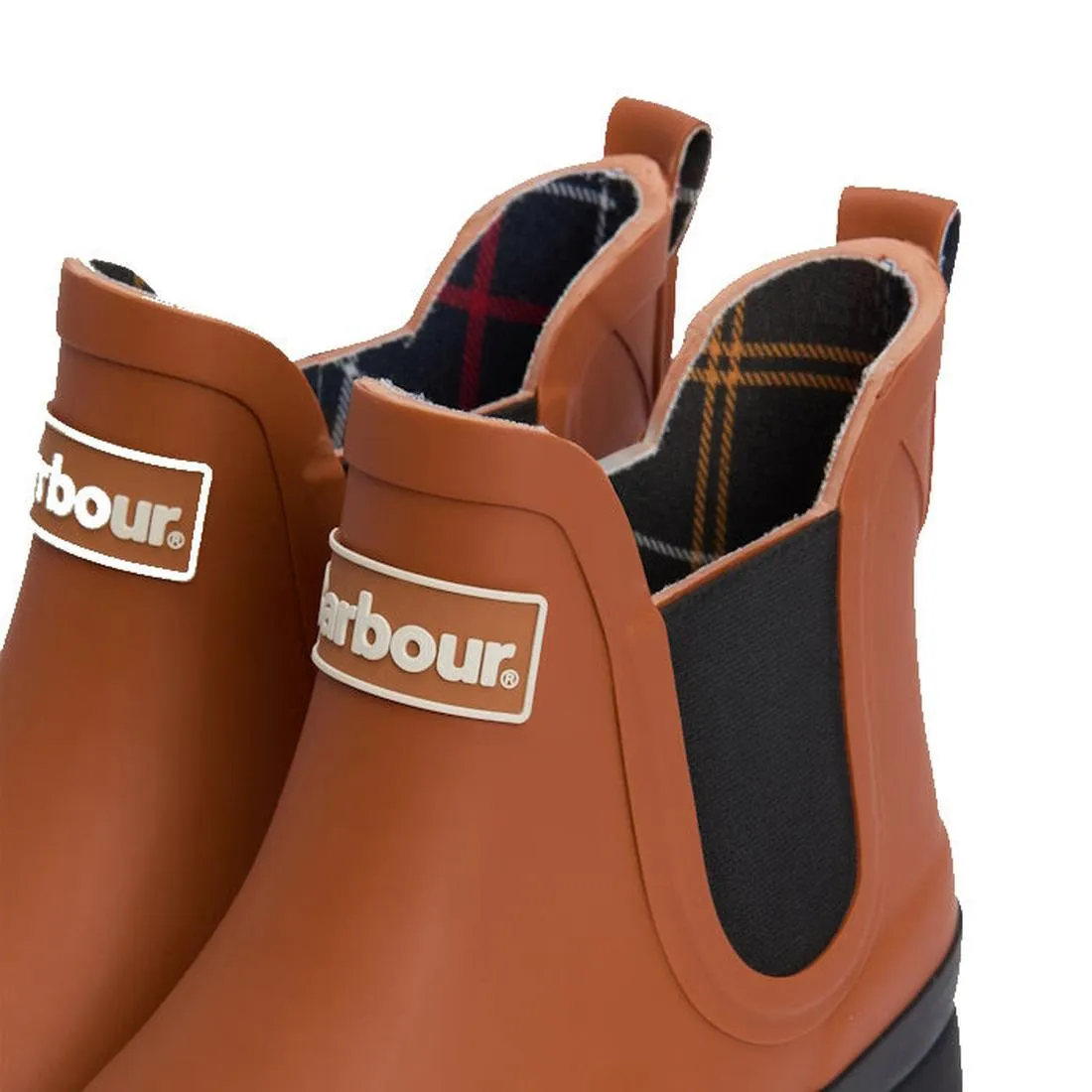 Barbour Mallow Brown Chelsea Wellingtons Womens Ankle Rainboot