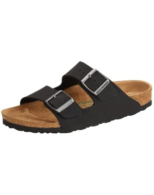 BIRKENSTOCK ARIZONA BLACK BIRKIBUC/MF VEGAN N - BLACK VEGAN