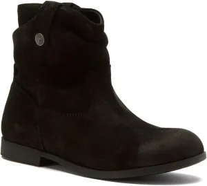 Birkenstock New Women's Sarnia Boot Black Waxed Suede 36 R