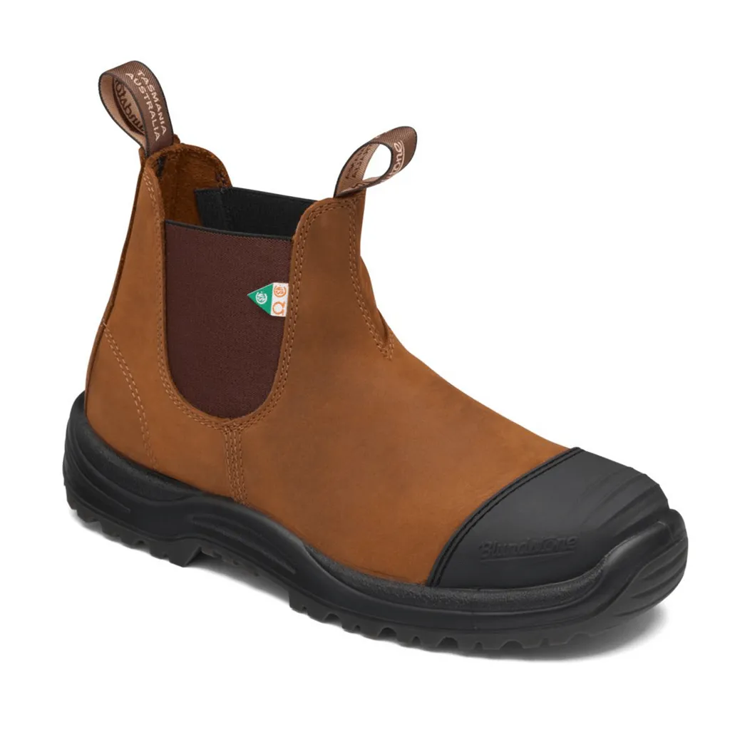 Blundstone Steel Toe Boots 169- Saddle Brown