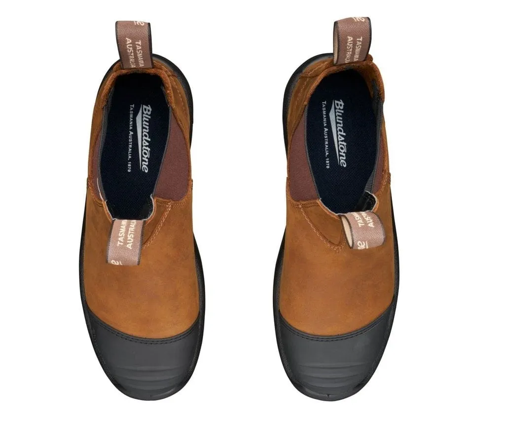 Blundstone Steel Toe Boots 169- Saddle Brown