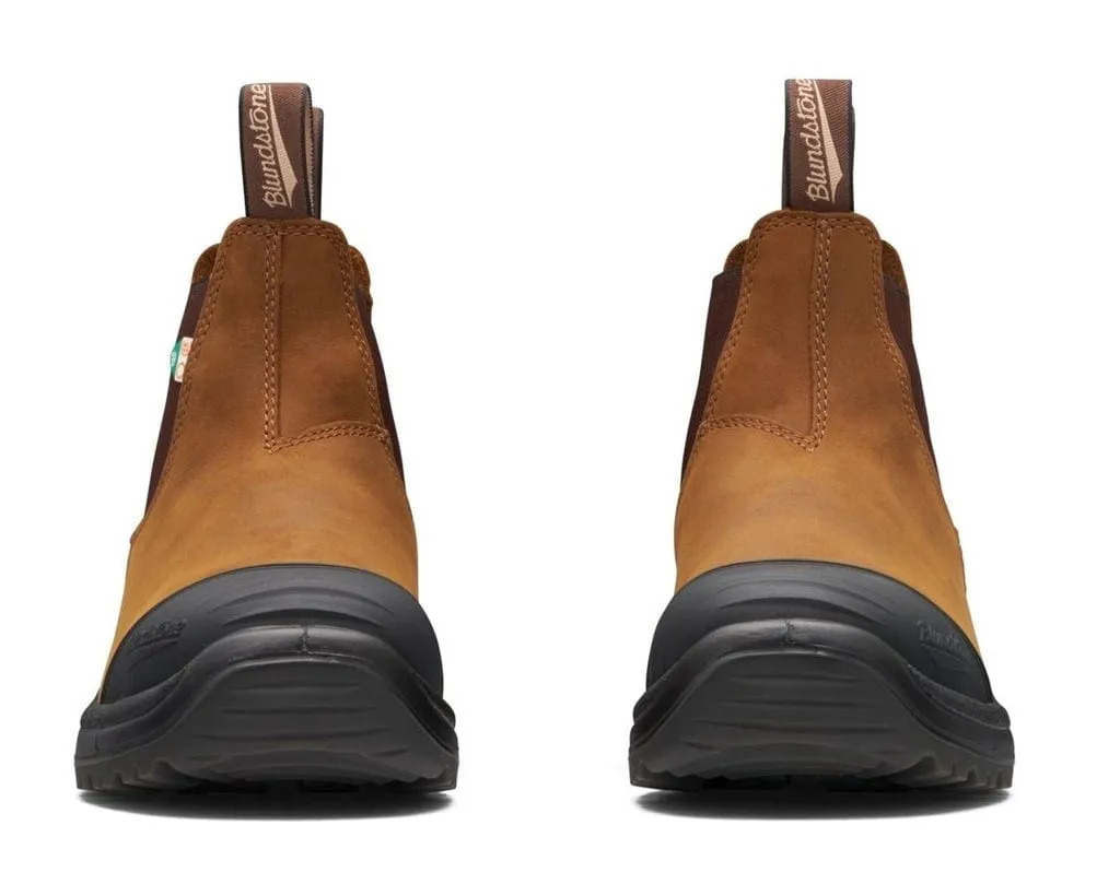 Blundstone Steel Toe Boots 169- Saddle Brown