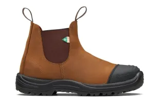 Blundstone Steel Toe Boots 169- Saddle Brown