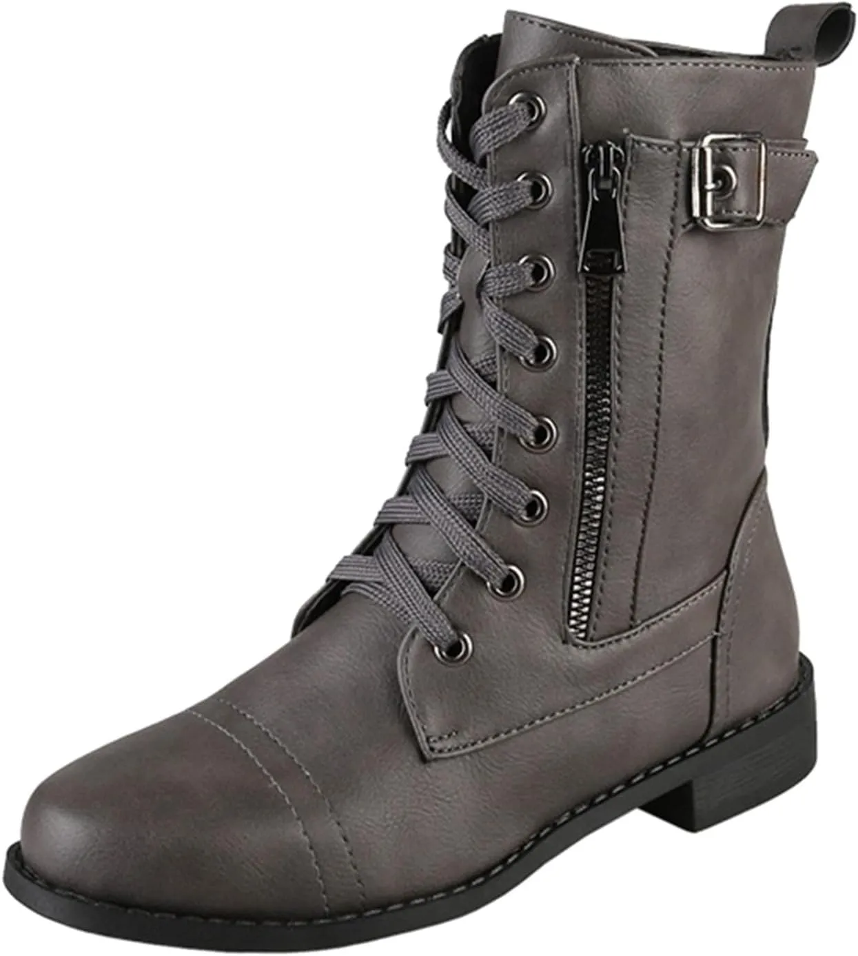 Booties for Women Ankle Fall Booties for Women Western Booties Women Ankle Boots Womens Bootie with Heel Keep Warm Flat Bottom Low Heel Comfortable Pointed Toe