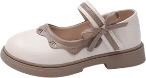 Bow Rubber Soft Sole Sandals For Girls Kids Summer ow Heel Dress Shoes Toddler Baptism Christening Cute Shoes Casual
