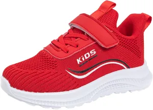 Boys Girls Sneakers Lightweight Breathable Athletic Running Shoes Slip On Walking Sports Shoes Fashion Shoes
