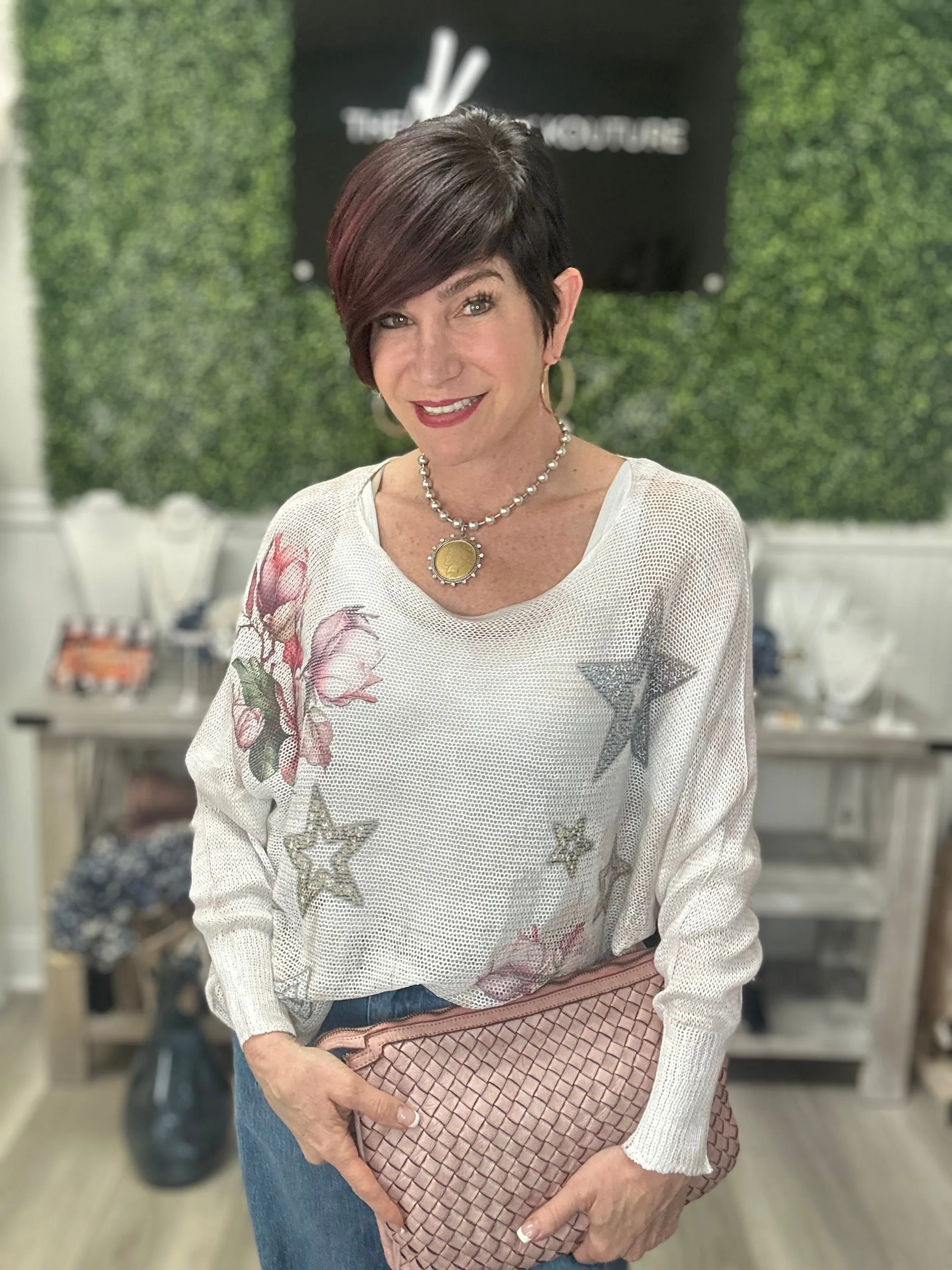 Burst of Spring Knit Top
