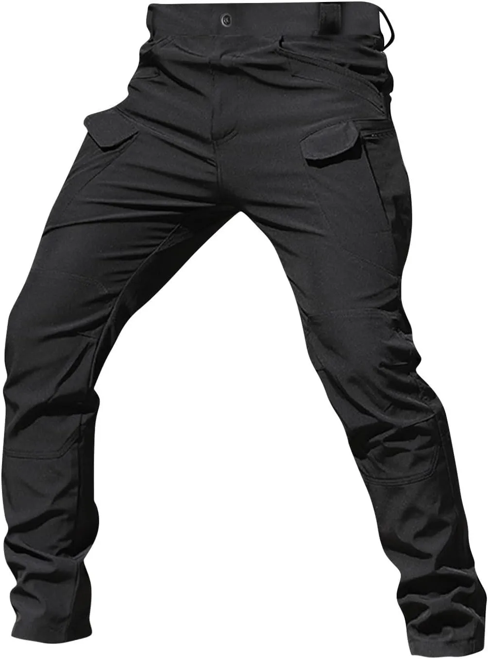 Cargo Pants Men Waterproof Relaxed Fit Pockets Construction Hiking Work Trousers