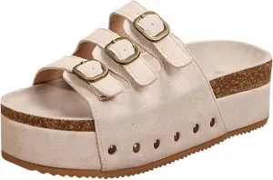 Cathalem Orthopedic Sandals for Women, Wedges & Platform Sandals Women with Soft Lining & Memory Foam Wedge Sandals Women
