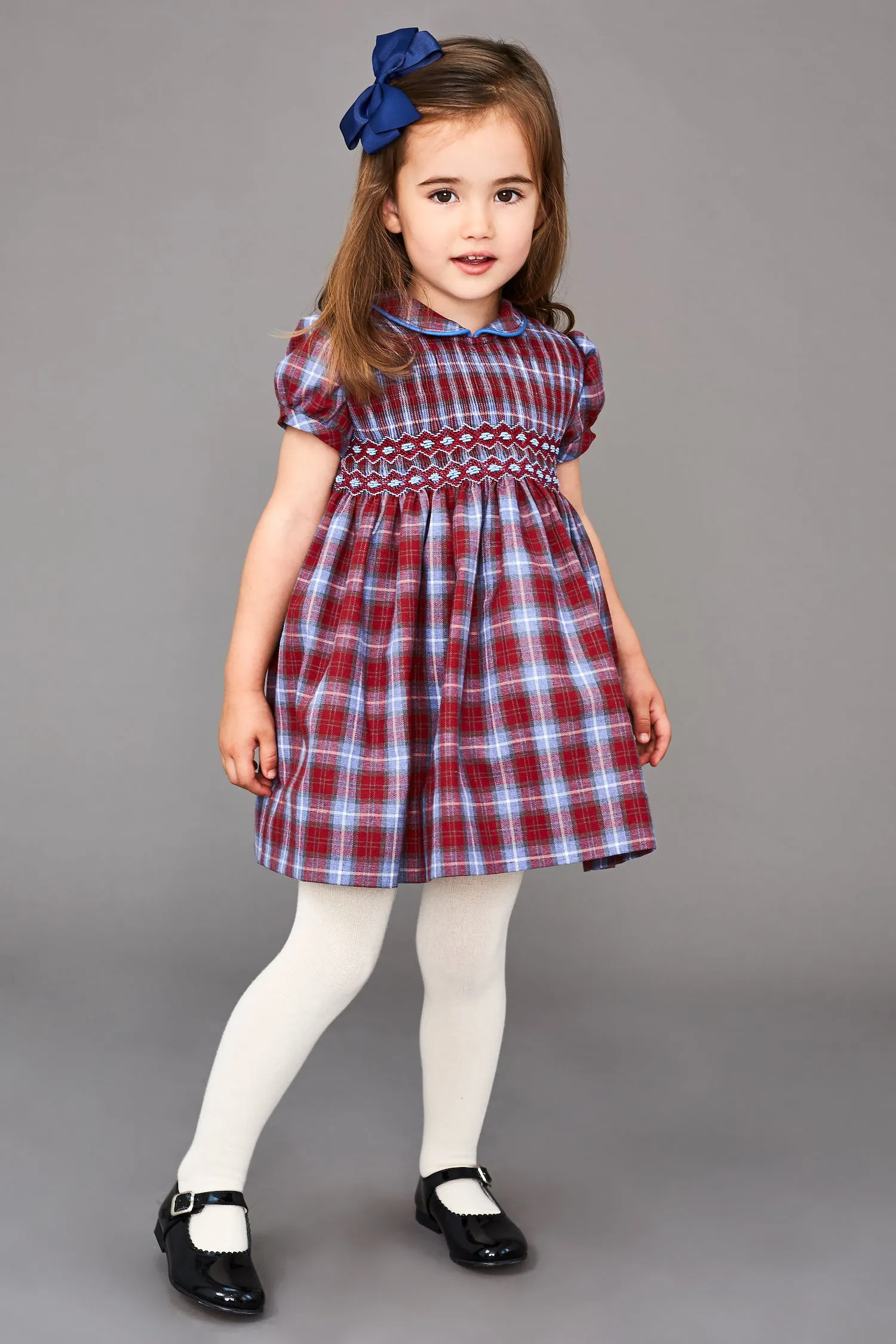 CAYA HAND-SMOCKED DRESS