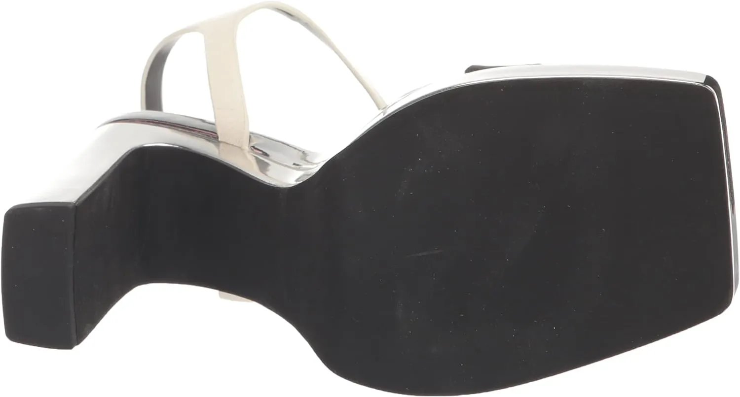 DKNY Women's Maiden Ankle-Strap Sandals  Color Black/Cream Size 5.5M