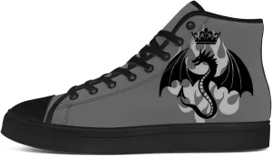 Dragon High Top Canvas Shoes for Men Women High Top Sneakers Lace Up Casual Shoes Gifts for Mama Papa