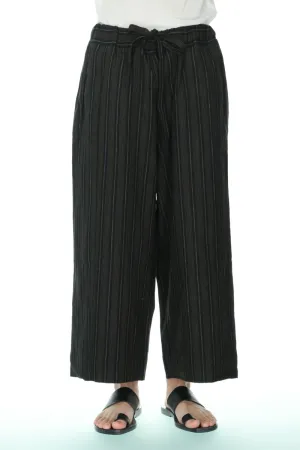 Drawstring Baggy Cropped trousers