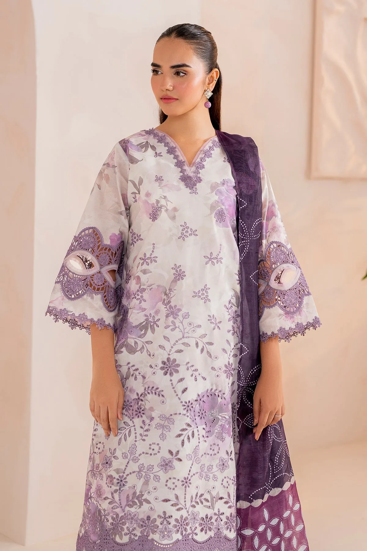 EMBROIDERED PRINTED LAWN SF-713