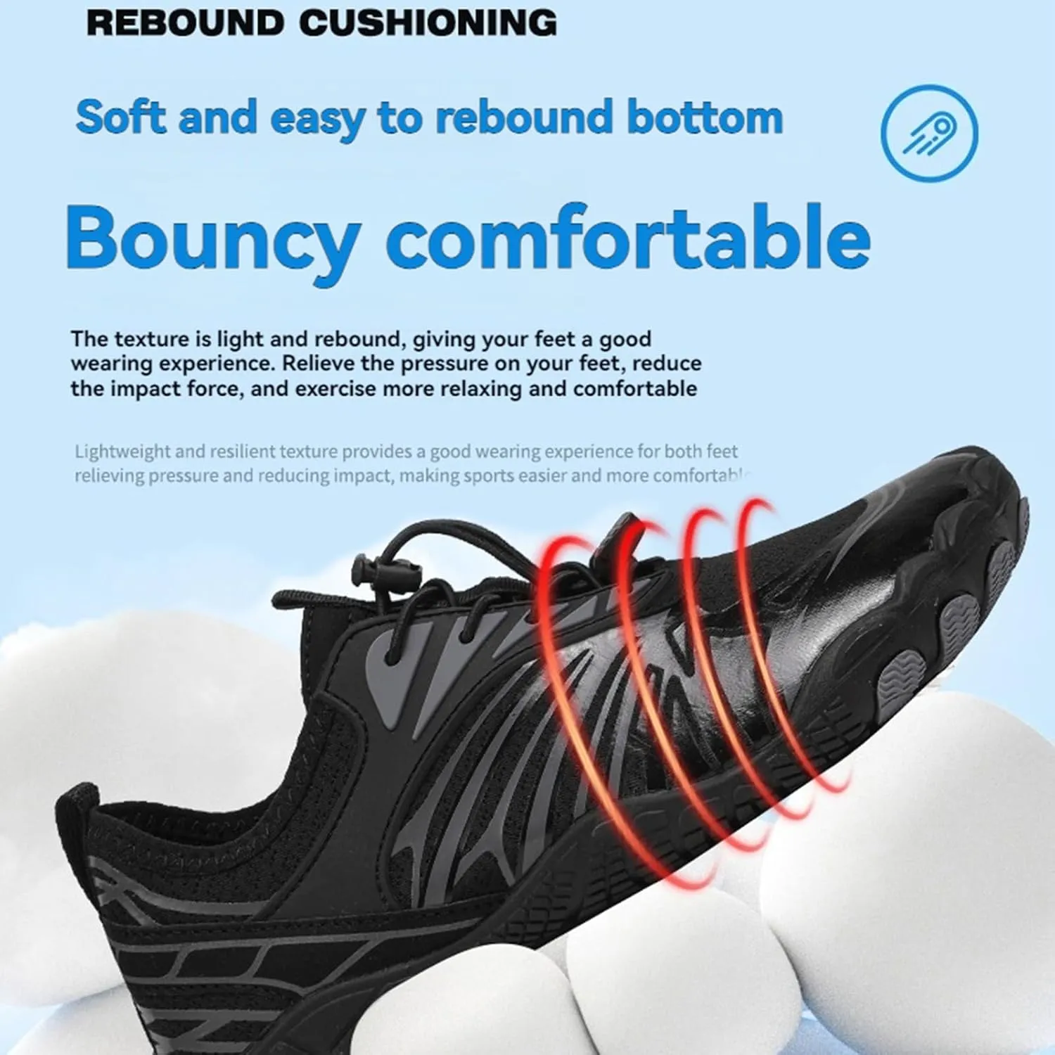 Footwear Pro Hike Barefoot Shoes Women Men Healthy & Non-Slip Barefoot Shoes for Women Waterproof Trail Running Beach Swim Surf Walking Hiking Shoes