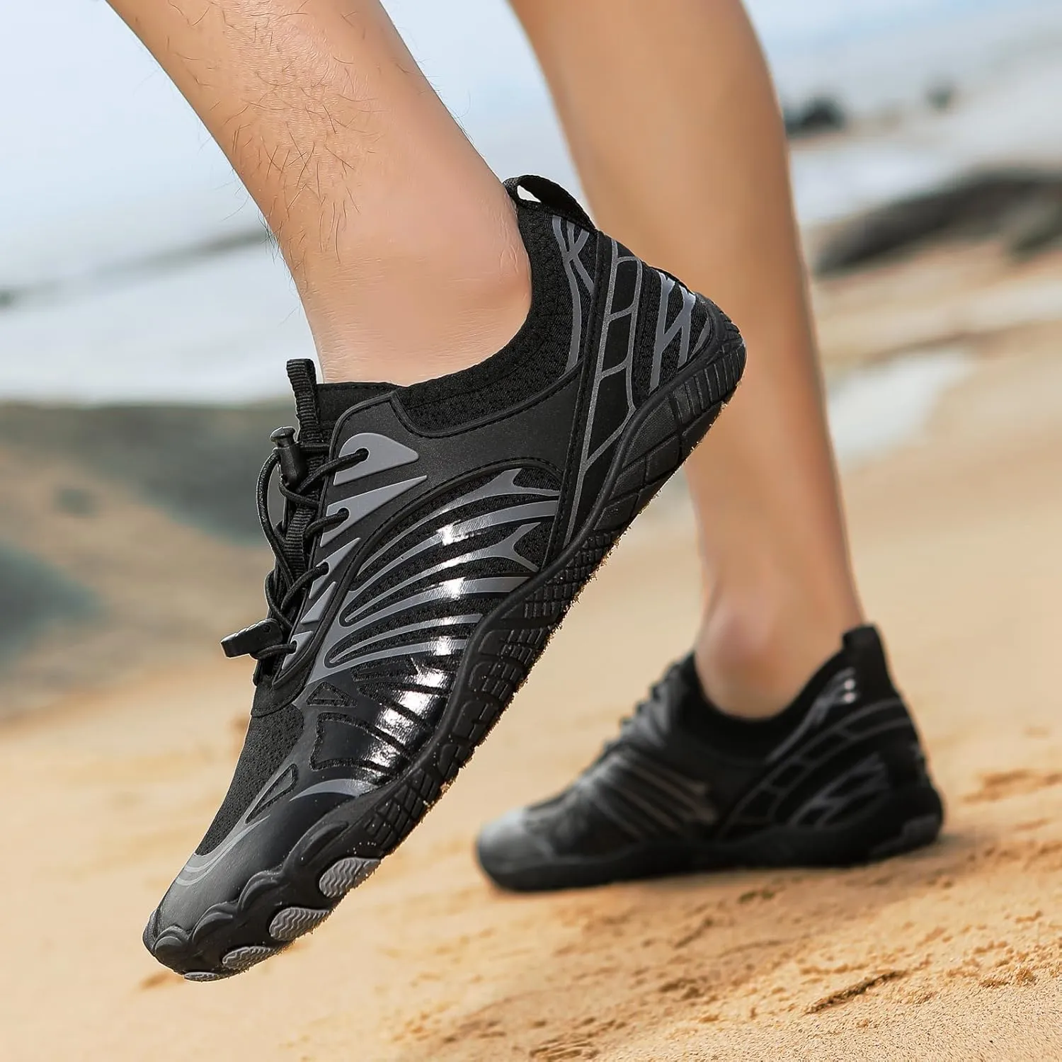 Footwear Pro Hike Barefoot Shoes Women Men Healthy & Non-Slip Barefoot Shoes for Women Waterproof Trail Running Beach Swim Surf Walking Hiking Shoes