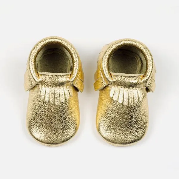 FRESHLY PICKED GOLD MOCCASINS