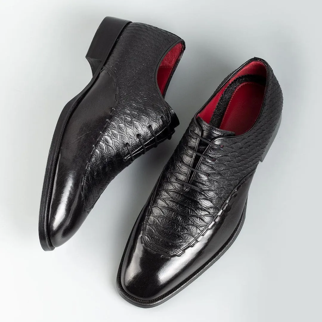 FUJI Oxford Calf Double Leather Shoes