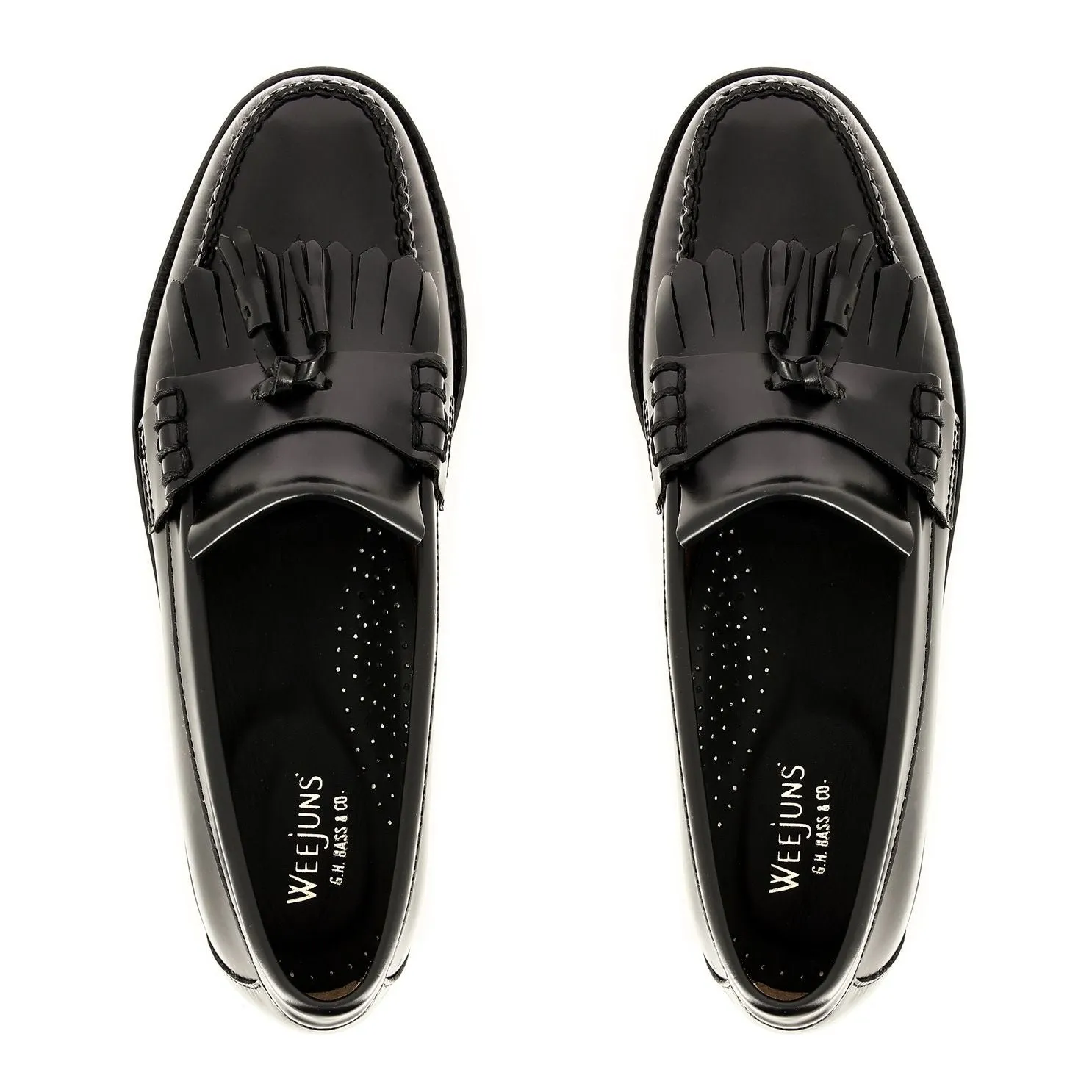 G.H Bass Heritage Layton II Moc Kiltie Loafer: BLACK