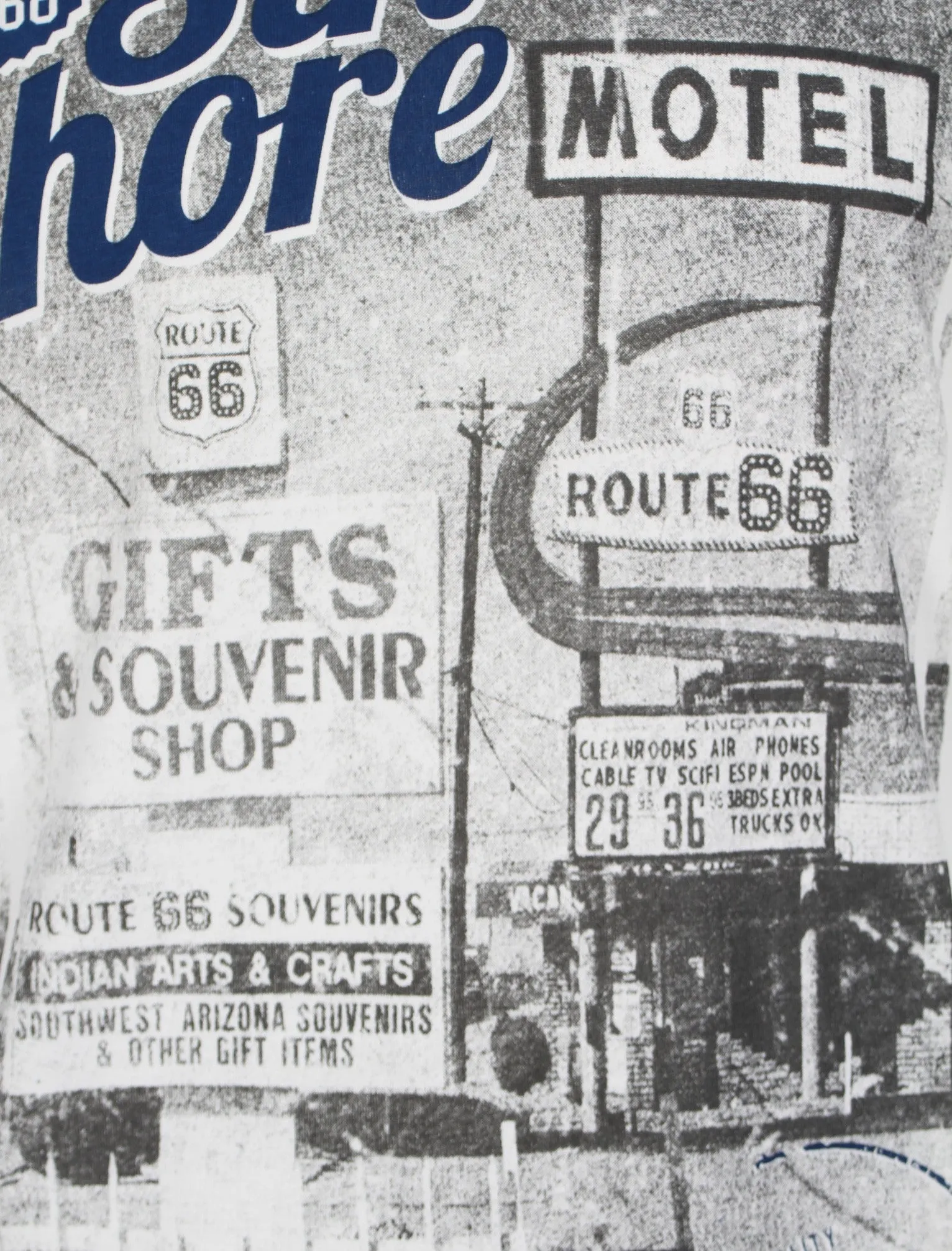 Gift Shop Print T-Shirt in Ivory  - South Shore