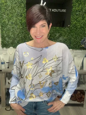 Gold Foil Elvie Lightweight Sweater