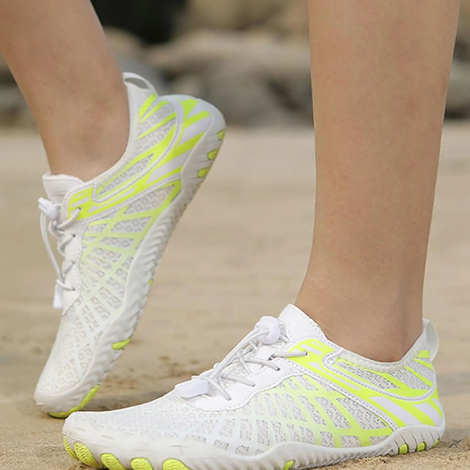Grounded Footwear for Women Men with Neuropathy Water Shoes Quick-Dry Aqua Socks Swim Beach Barefoot Diabetic Shoes Walking Wide Toe Box Sneakers for Hike Yoga Lightweight Comfortable Breathable