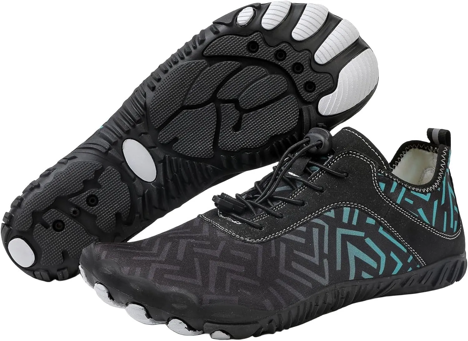 Hike Barefoot Shoes for Men Pro Footwear Barefoot Shoes Mens Comfortable Wide Toe Box Waterproof Trail Running Shoes Healthy & Non-Slip Barefoot Shoes