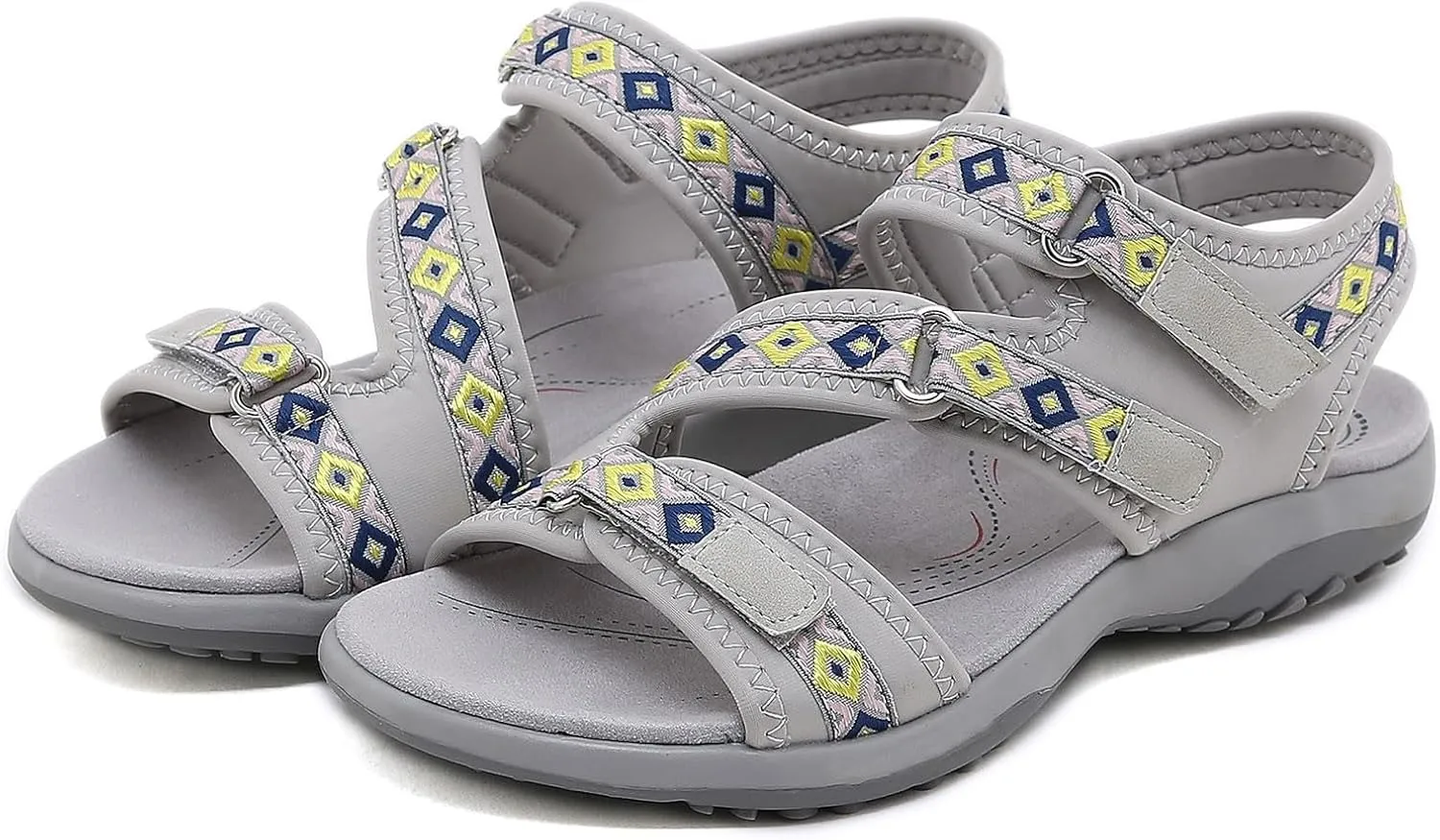 Hiking Sandals Women Waterproof Womens Sandals Comfortable Quick-Drying Casual Sport Sandal Walking Hiking Water Sandals with Arch Support