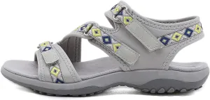 Hiking Sandals Women Waterproof Womens Sandals Comfortable Quick-Drying Casual Sport Sandal Walking Hiking Water Sandals with Arch Support