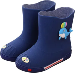 IWIHMIV Rain Boots for Boys Toddler Rain Boots Baby Rain Boots Short Rain Boots for Toddler Lightweight And Waterproof Rain Boots